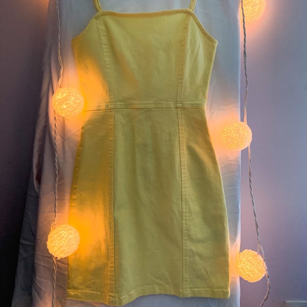 Yellow transition dress!!